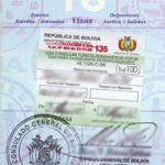 U.S. Bolivia Entry Visa