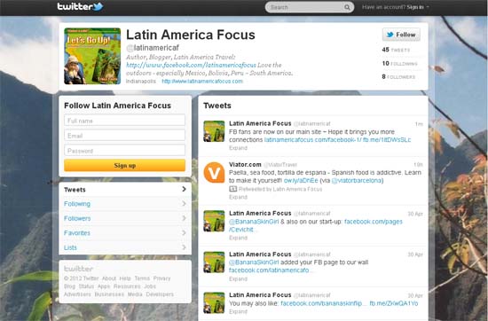Latin America Focus on Twitter
