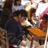 Eating Llaucha in Chulumani, Bolivia