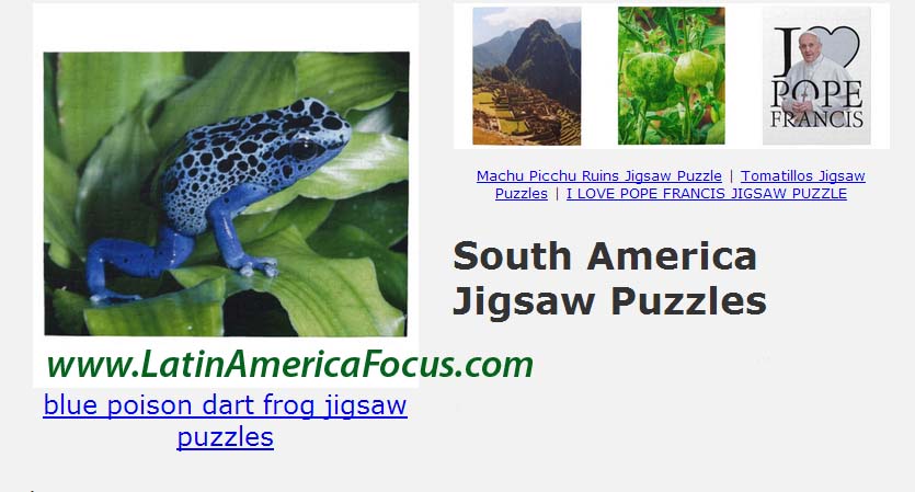 South America Puzzles