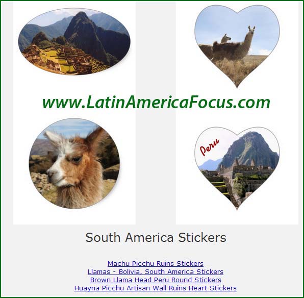 South America Stickers